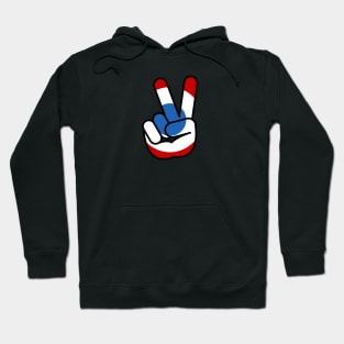 Peace sign France Hoodie